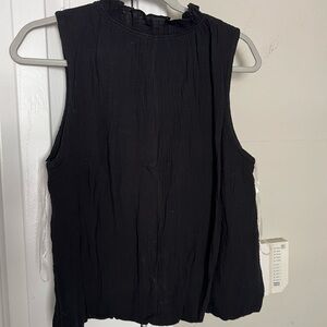 Entro Black Sleeveless Blouse